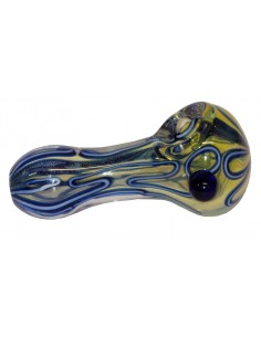 coloured glass pipe 3.75"