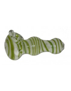 Coloured Glass Pipe 4"